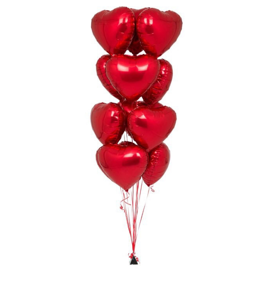 Heart Balloons bouquet
