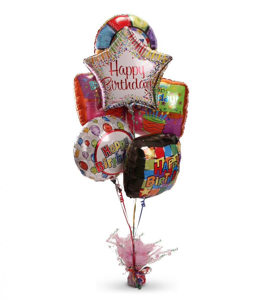 Birthday Mylar Balloon Bouquet