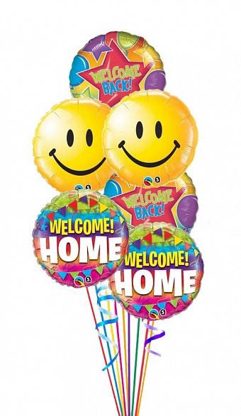 Welcome home balloon bouquet